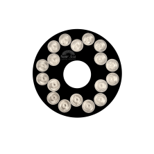 چراغ سر نازلی 18 وات نورآسا