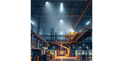 مزايای تامين روشنايی با منابع نوری LED در فضاهای صنعتی