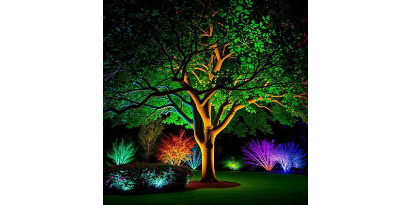 راهنمای جامع انتخاب چراغ زیر درختی: توان وات و رنگ مناسب برای هر نوع درخت راهنمای جامع انتخاب چراغ زیر درختی: توان وات و رنگ مناسب برای هر نوع درخت